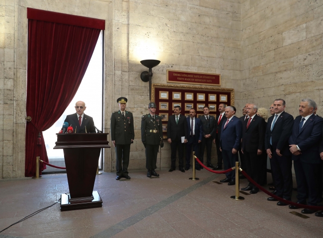 23 Nisan'da devlet erkanı Anıtkabir’de