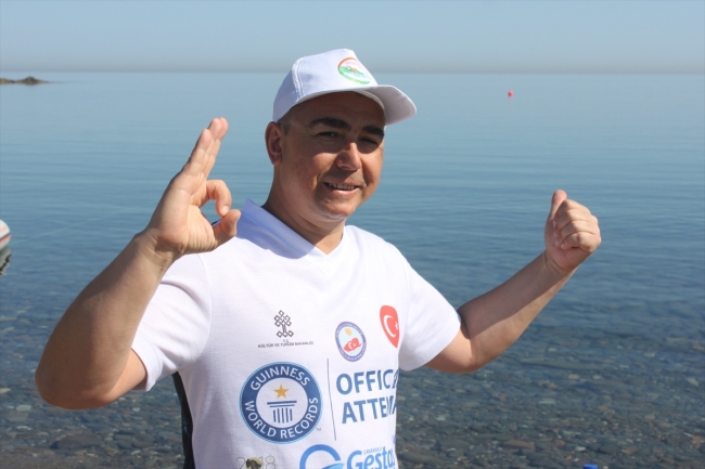 "Akvaryum Adam"dan yeni rekor denemesi