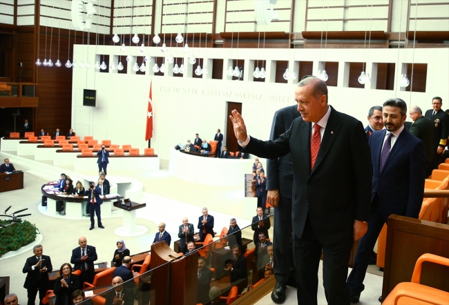 Cumhurbaşkanı Erdoğan TBMM'de