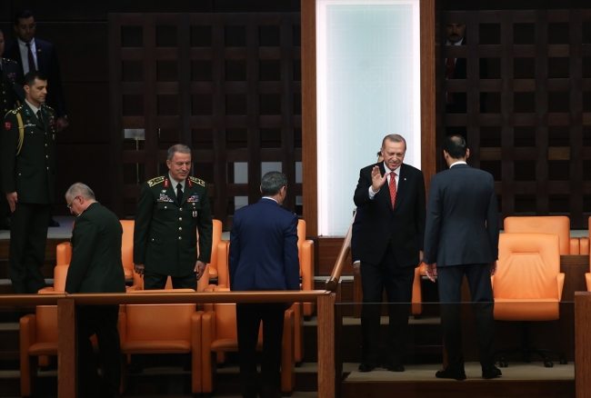 Cumhurbaşkanı Erdoğan TBMM'de