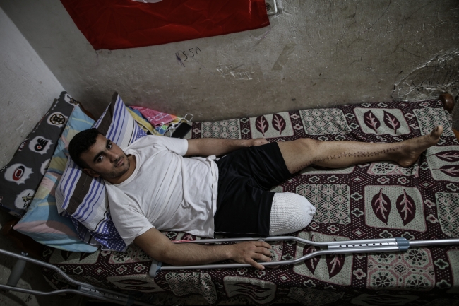 Gazzeli genç, Erdoğan'ın hediye ettiği bisikleti artık süremeyecek