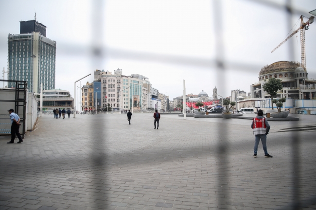Taksim'de 1 Mayıs güvenlik tedbirleri artırıldı