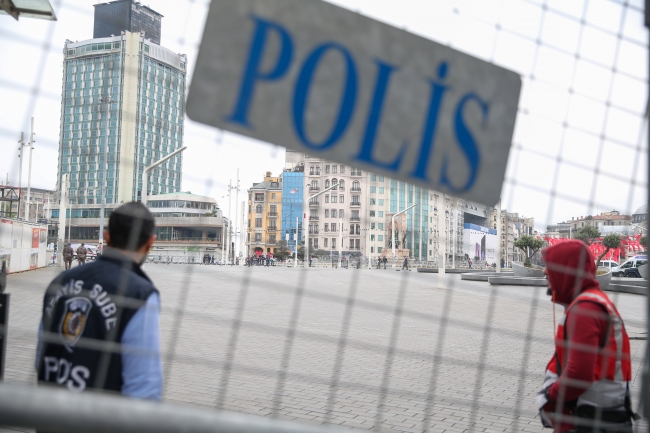 Taksim'de 1 Mayıs güvenlik tedbirleri artırıldı