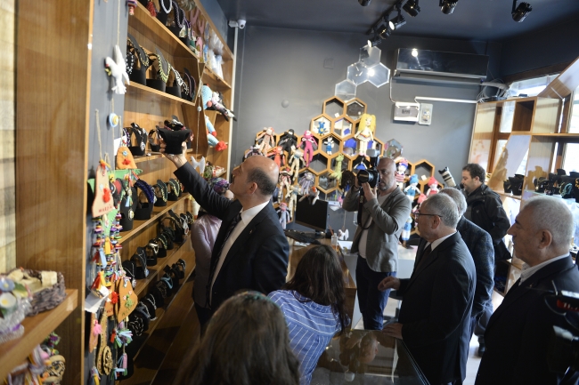 İçişleri Bakanı Süleyman Soylu'dan Mardin esnafına ziyaret