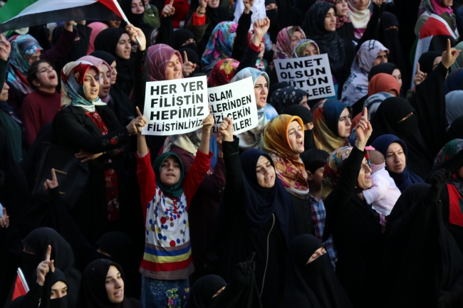 İsrail'in Gazze'deki katliamı yurt genelinde protesto edildi