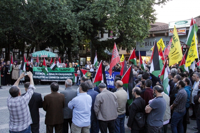 İsrail'in Gazze'deki katliamı yurt genelinde protesto edildi