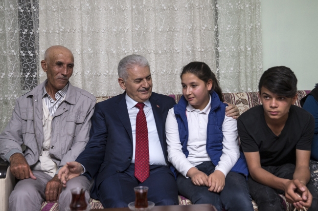 Başbakan Yıldırım'dan Aktaş ailesine iftar ziyareti