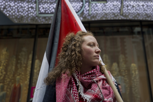 İsrail'in Gazze katliamı ABD'de protesto edildi