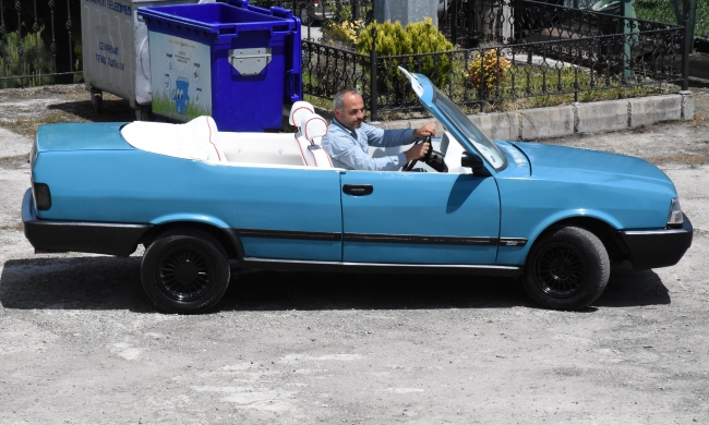 Lise öğrencileri hurda aracı spor otomobile dönüştürdü