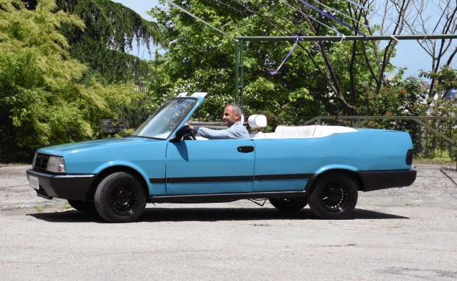 Lise öğrencileri hurda aracı spor otomobile dönüştürdü