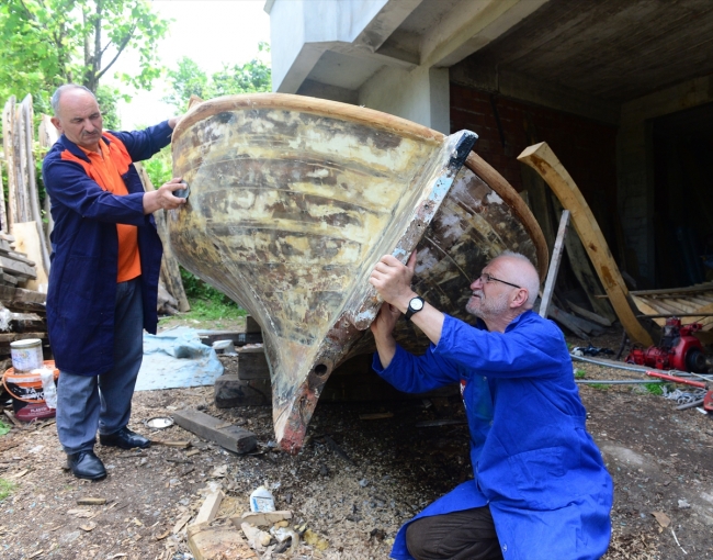 Karadeniz'in emektar tekne ustaları