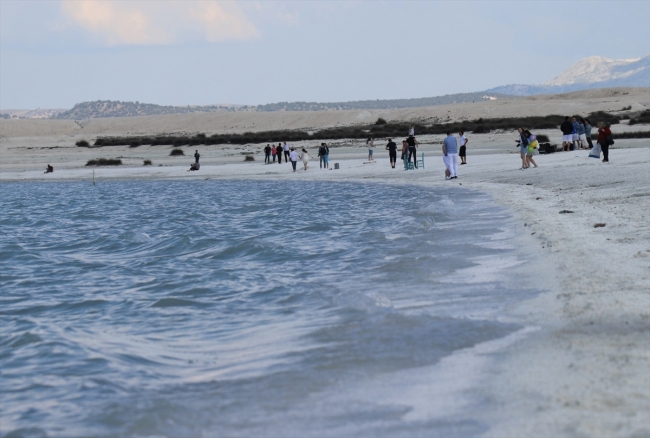 Türkiye'nin Maldivleri "Salda Gölü" yaza hazır