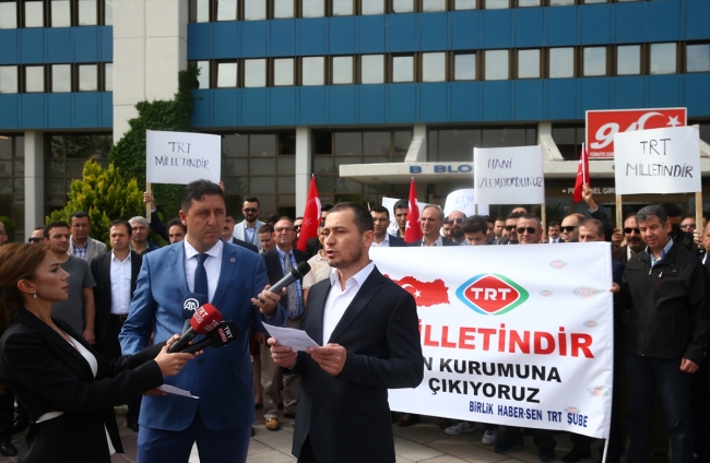 TRT çalışanları İzmir'deki saldırıyı kınadı