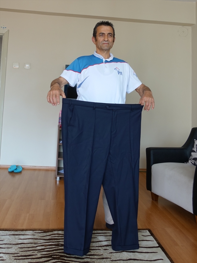Obeziteyle mücadele eden postacı, işini bırakmamak için kilo verdi