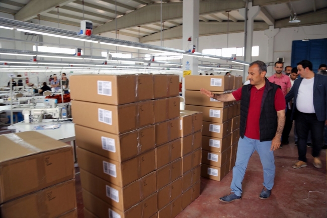 Tunceli'den Avrupa'ya tekstil ihracatı başladı