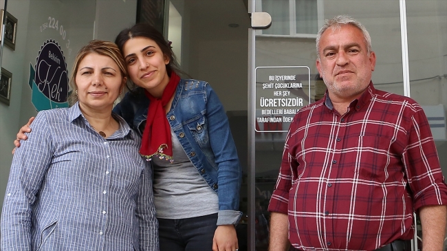 Şehit annesi KOSGEB desteğiyle oğlunun hayalini gerçekleştirdi