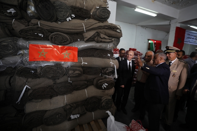 Fas'ın Gazze'de kurduğu sahra hastanesi açıldı