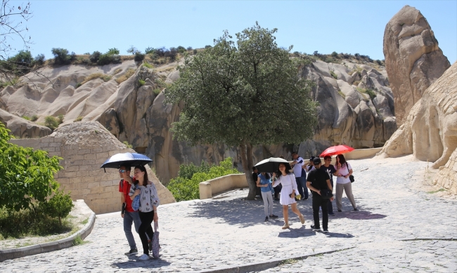 Kapadokya'da Bayram yoğunluğu