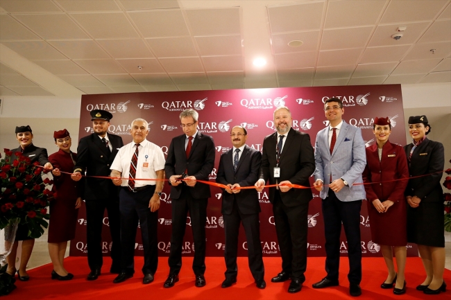 Katar Airways, Doha'dan Antalya'ya ilk uçuşunu yaptı