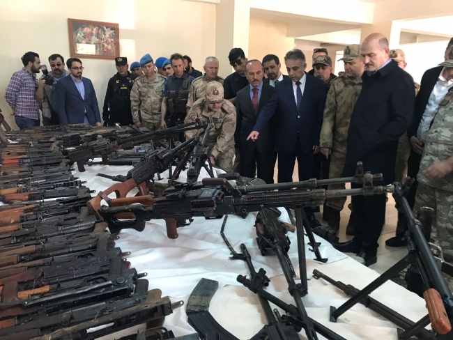 İkiyaka Dağları'nda PKK'nın lojistik desteğine darbe vuruldu