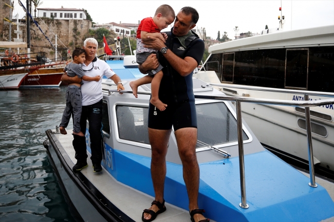 Antalya'da denizde kurtarma operasyonu