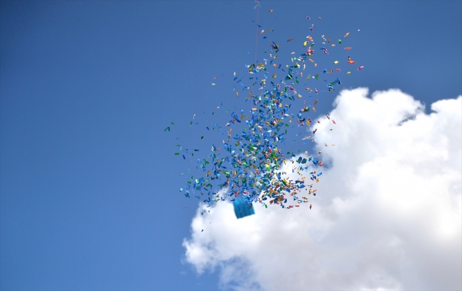 Mardin'de şeker yağmuru