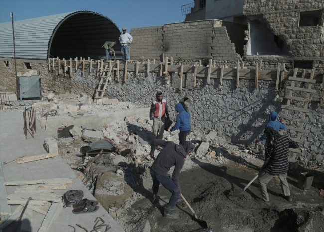 Bab'daki tarihi cami ve çarşı Türkiye'nin desteğiyle restore ediliyor
