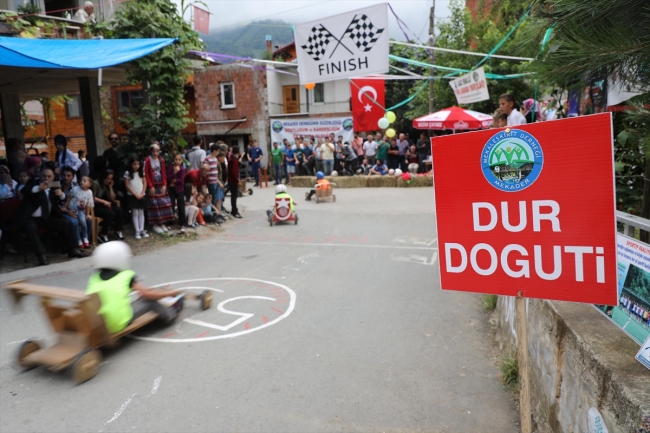 'Laz Ralli' etkinliği renkli görüntülere sahne oldu