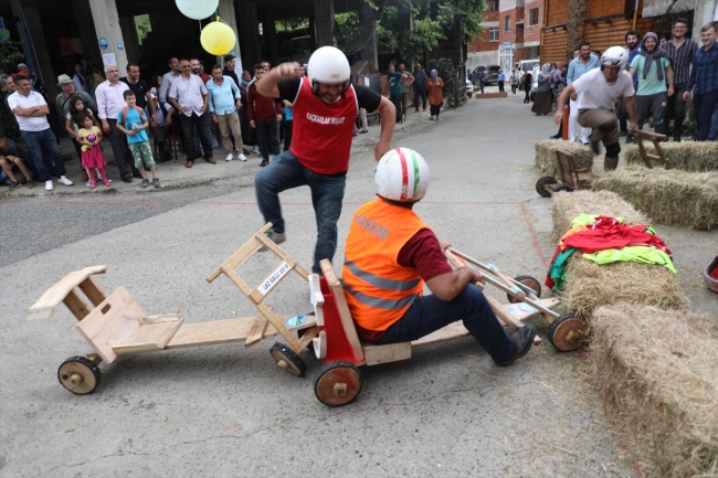 'Laz Ralli' etkinliği renkli görüntülere sahne oldu