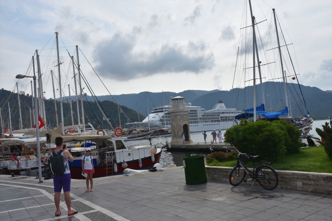Marmaris'te kruvaziyer turizmi hareketliliği