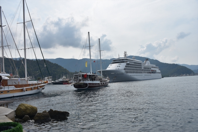 Marmaris'te kruvaziyer turizmi hareketliliği