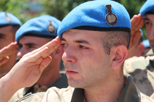 Şehit Onbaşı Bahattin Baştan için Siirt'te askeri tören düzenlendi