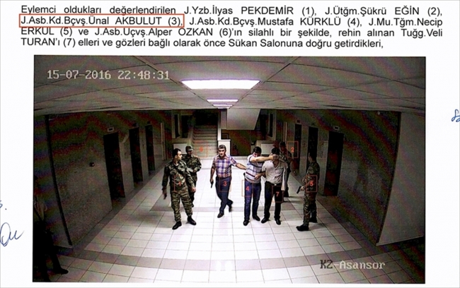 Generalin derdest edilme anı dava dosyasına bu görüntülerle girdi