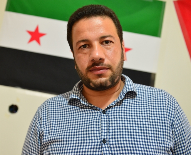 Münbiçlilerde Türk askeri sevinci