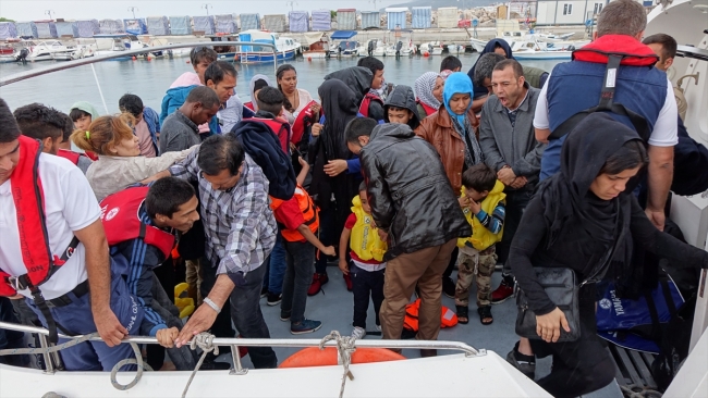 Çanakkale'de 47 göçmen yakalandı