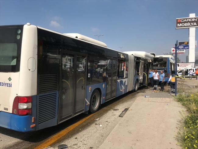 Ankara’da iki EGO otobüsü çarpıştı: 1 ölü, 14 yaralı