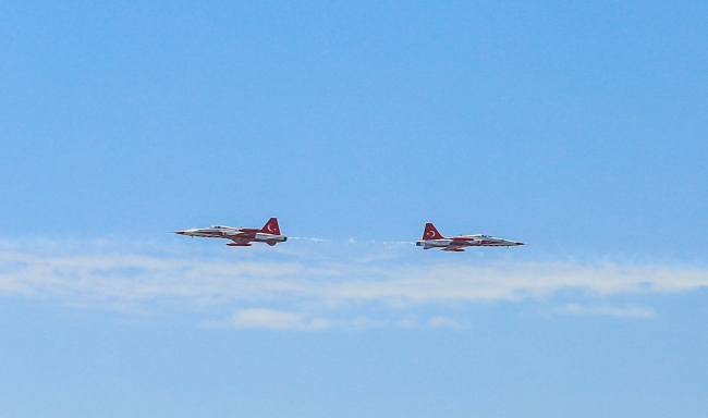 Türk Yıldızları ve SOLOTÜRK Bakü semalarında