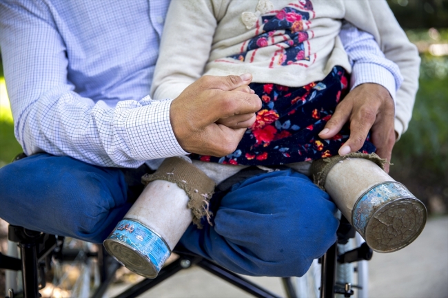 Türk Kızılayı Maya ve babasına umut oldu