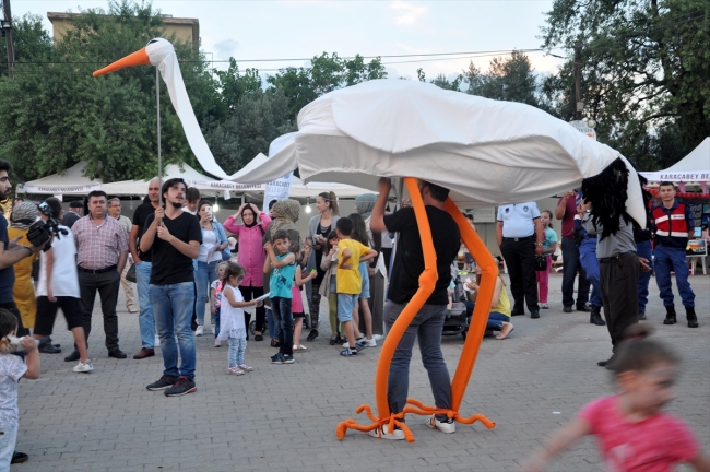 Leylek Festivali renkli görüntülere sahne oldu