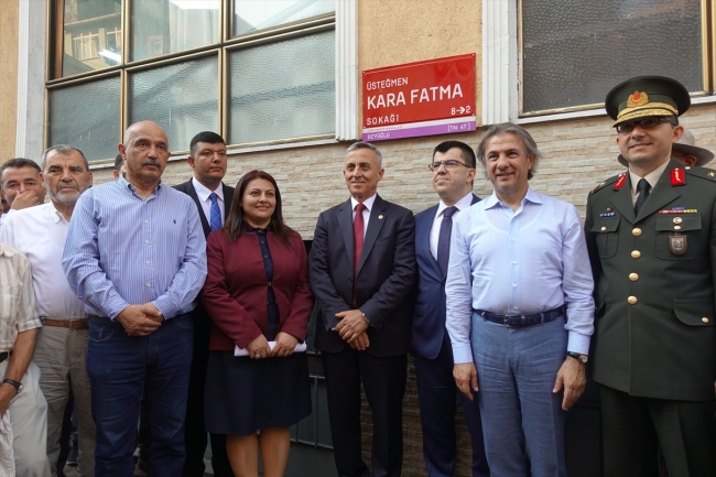 Milli mücadele kahramanı 'Kara Fatma' anıldı