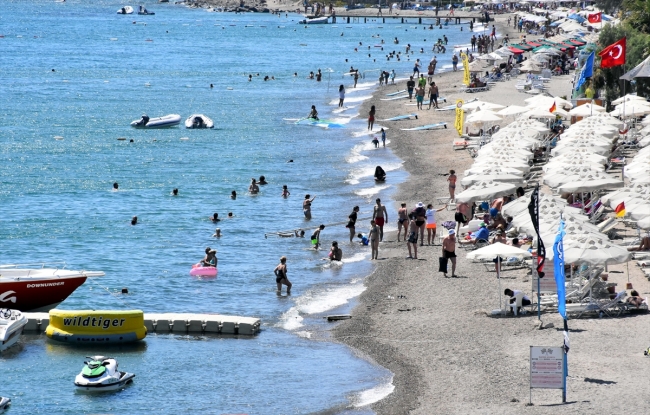 Muğla sahillerinde yoğunluk