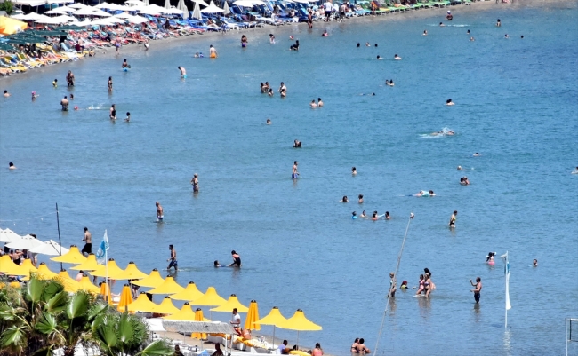 Muğla sahillerinde yoğunluk