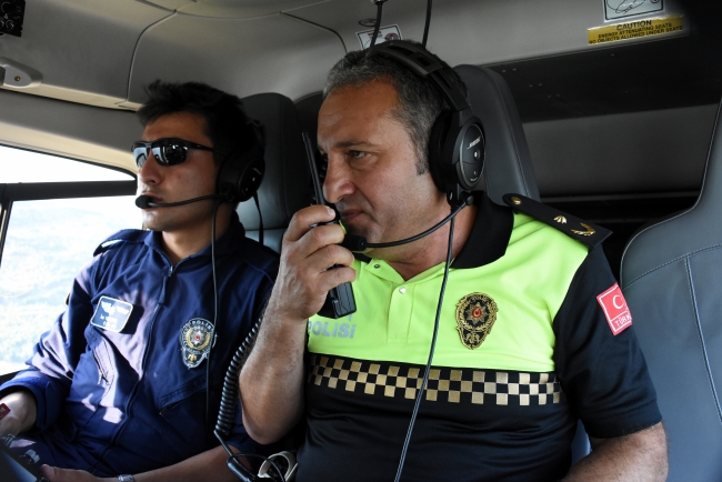 Turizm merkezlerine helikopterli denetim