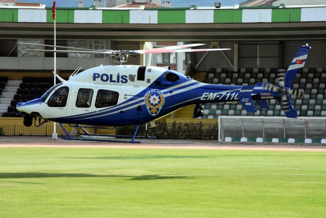 Turizm merkezlerine helikopterli denetim