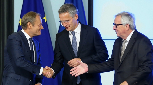 AB ve NATO'dan iş birliği için ortak bildiri