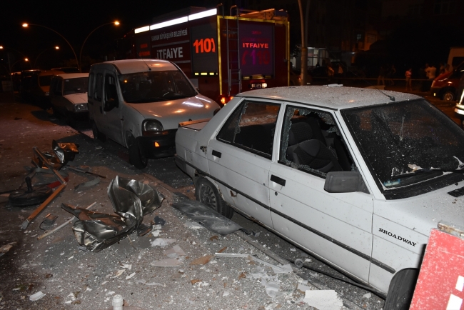 Samsun'da doğalgaz patlaması