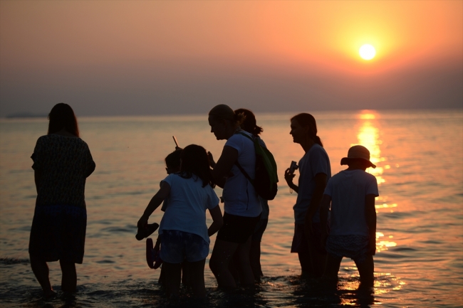 Caretta carettalar için yaşam nöbeti tutan muhtar