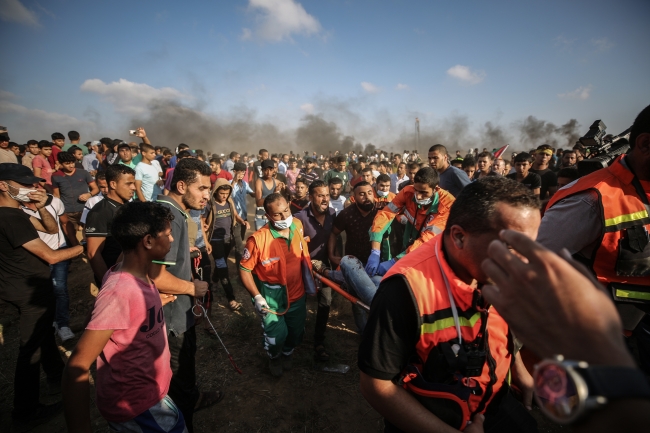 İsrail askerleri Gazze sınırında 1 Filistinli çocuğu şehit etti