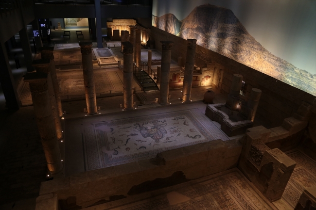 Zeugma Mozaik Müzesi yoğun ilgi görüyor