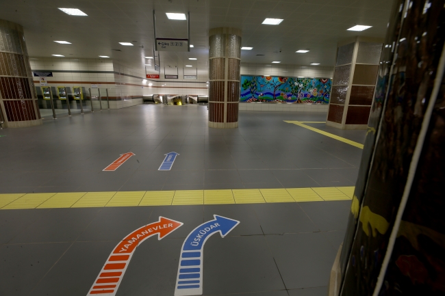 Sürücüsüz metronun ikinci etabında test sürüşleri sürüyor